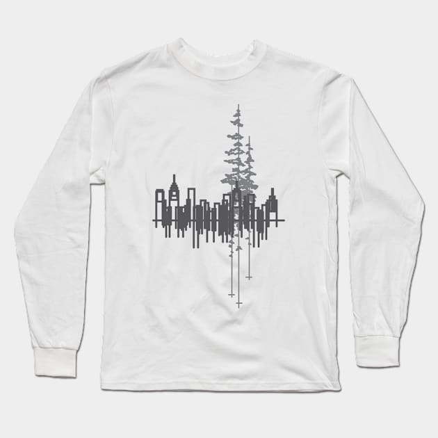 Nature City Long Sleeve T-Shirt by martinussumbaji